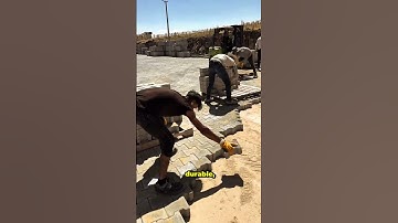 Paving Block Installation Tutorial | Step-by-Step Road Surface Construction