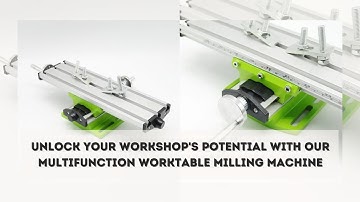 Precision Milling Machine Slide Table – Multifunction Worktable with Vise Fixture and Pliers