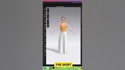 Clo 3D naai een jurk 3D mode #clo3d #mode #clo3dbasic