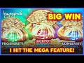 MEGA FEATURE! Fu Dai Lian Lian Boost Peacock Slot - BIG WIN BONUS!