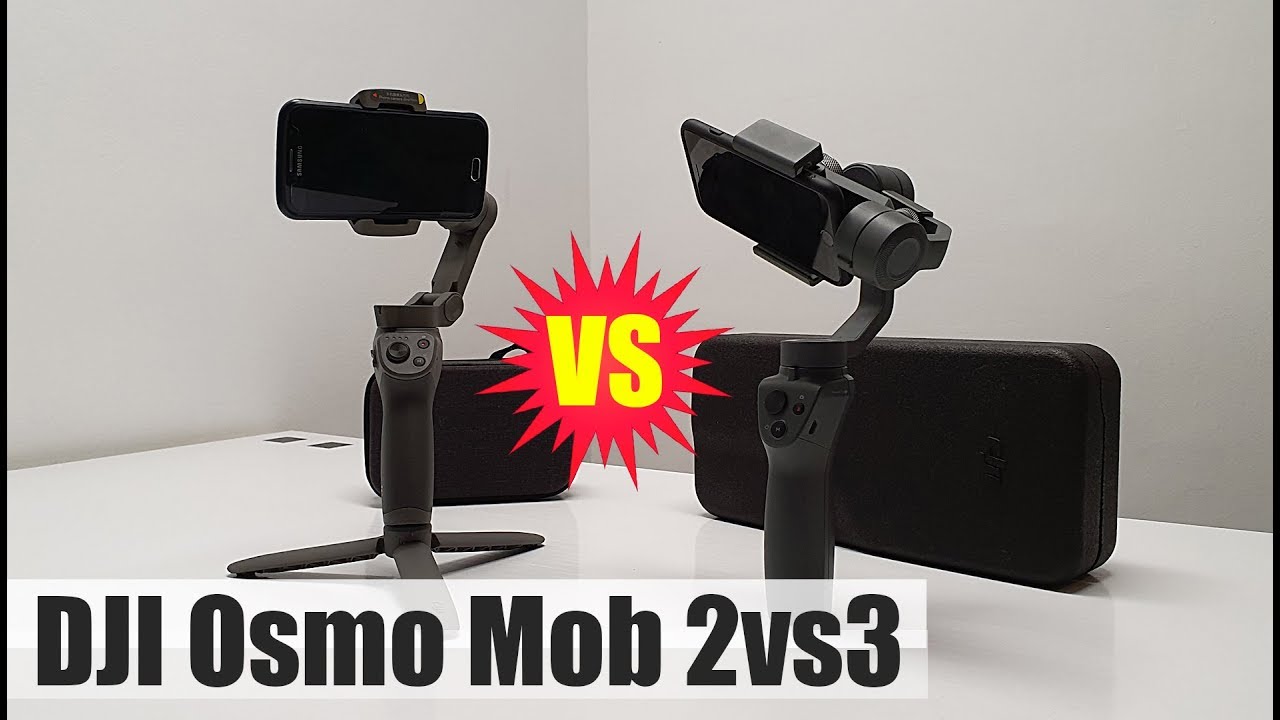 DJI OSMO Mobile 3 VS 2 📱 Now is portable but... 👿 - YouTube