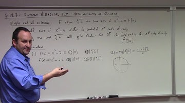 Abstract Algebra II: radical extensions and solvable groups, 4-5-19