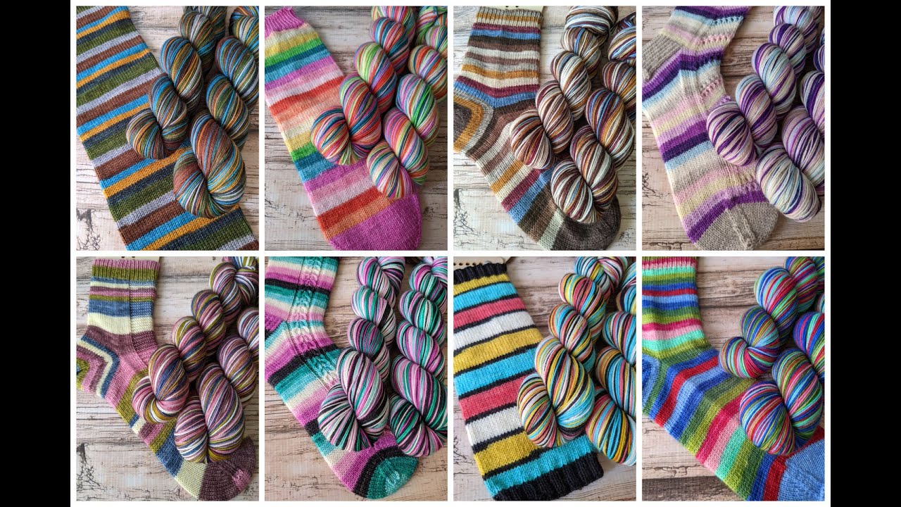 Dyeing Self-Striping Yarn