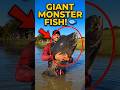 Man Catches Giant Monster Fish! 🐟😱 #shorts