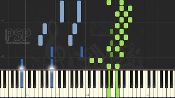 [ Piano Solo Tutorial ] Chrono Trigger - The Kingdom Trial (synthesia)