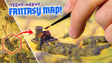 I made a TEENY TINY Fantasy Map!