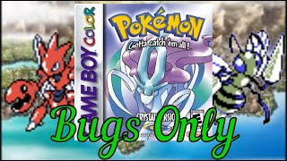 Beating Pokémon Crystal Using ONLY Bug Types