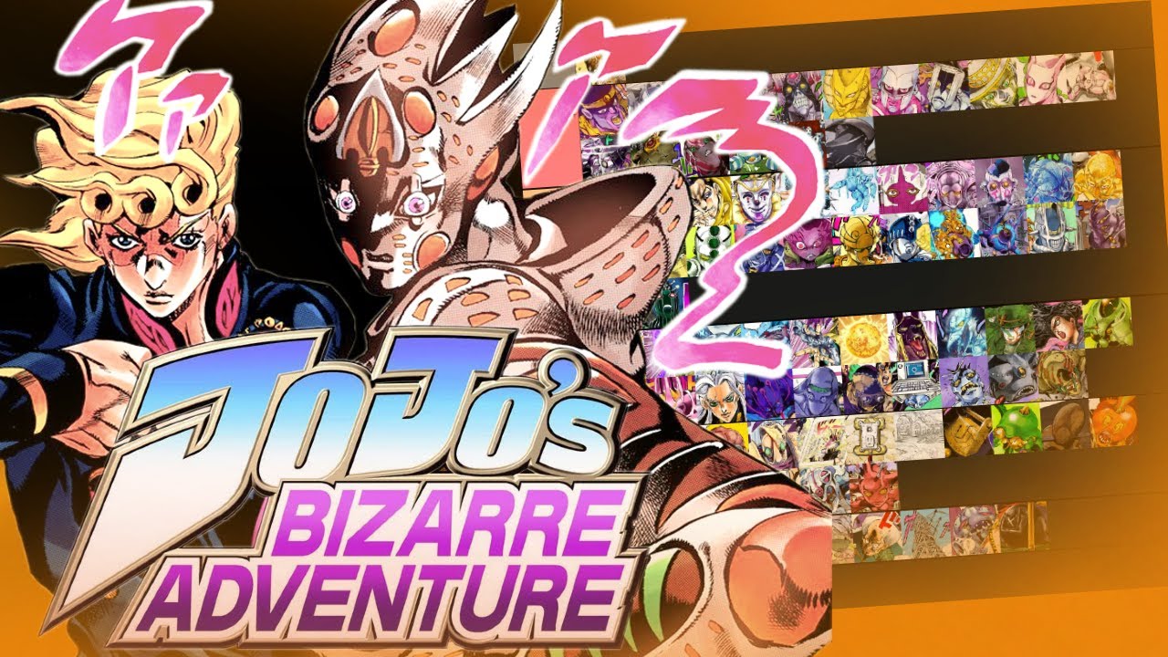 TIERLIST DOS STANDS DA PARTE 4 E 5 DE JOJO YouTube