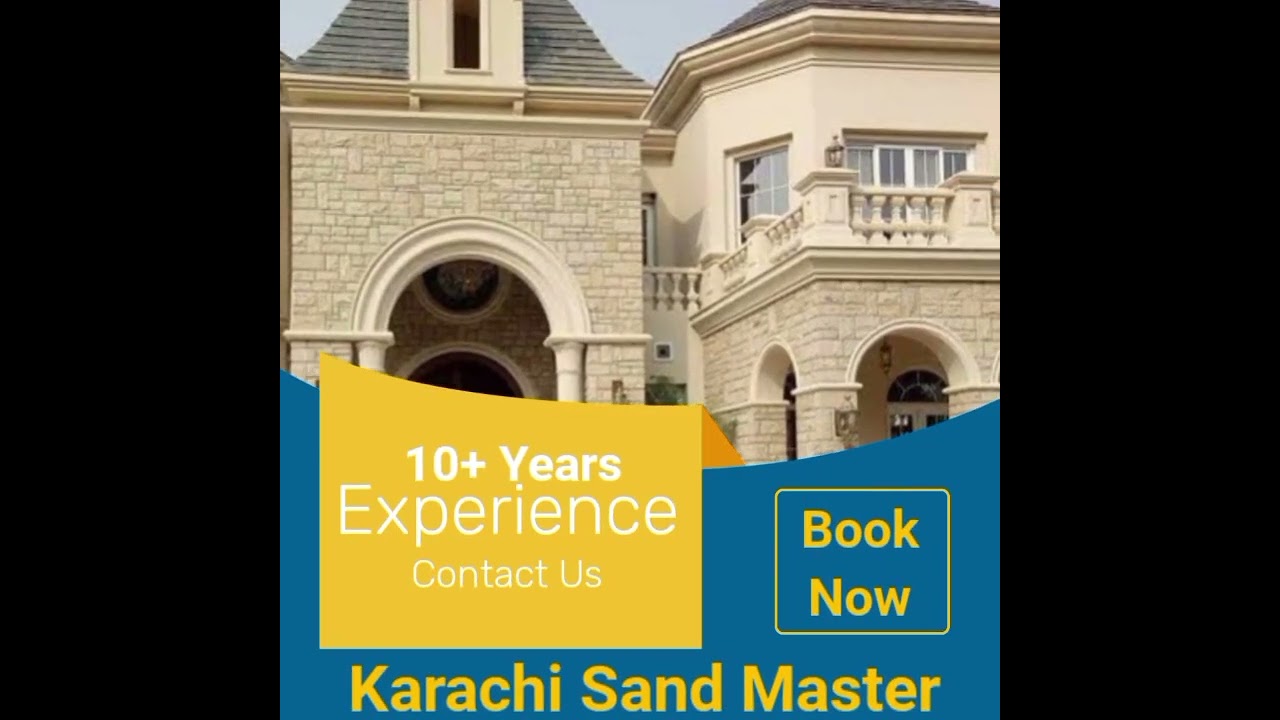 karachi sand master exterior decoration. 