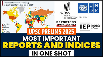 Complete Reports and Indices in 20 mins | UPSC Prelims 2025 | UPSC IAS | OnlyIAS PW