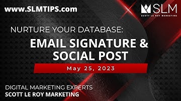 Email Signature & Social Post 5.25