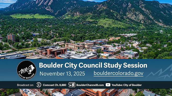 November 13, 2025 City of Boulder City Council Study Session