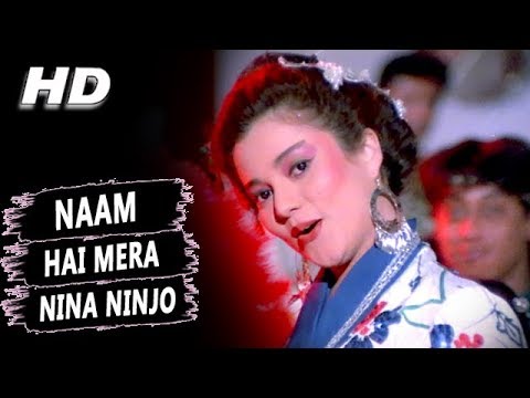 Naam Hai Mera Nina Ninjo  Kavita Krishnamurthy  Jung Baaz 1989 HD Songs  Mandakini