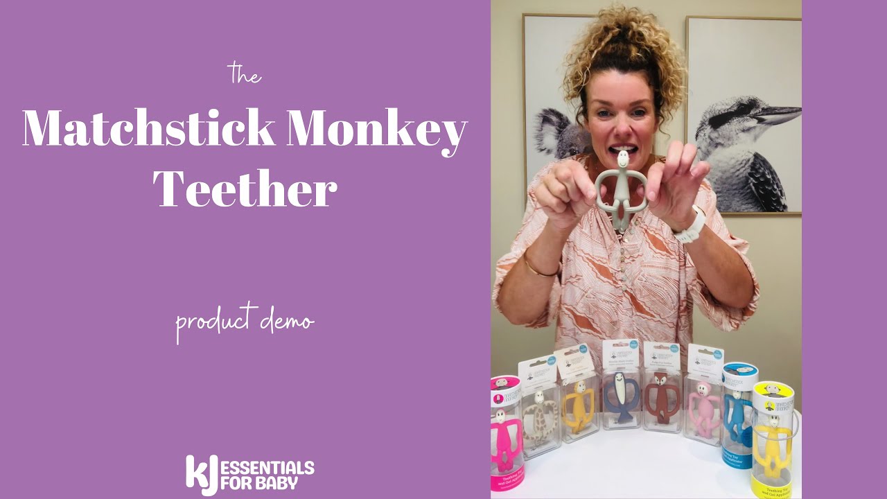 Matchstick Monkey Teething Toy & Gel Applicator 