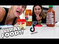 Trying Viral TikTok food with my MOM!!