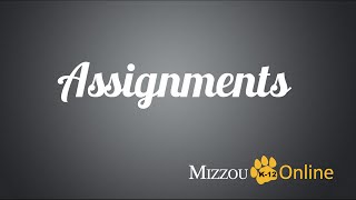 Navigating Your Course in Canvas: Assignments (Scheduled) Navigating Your Course in Canvas: Assignments (Scheduled)
