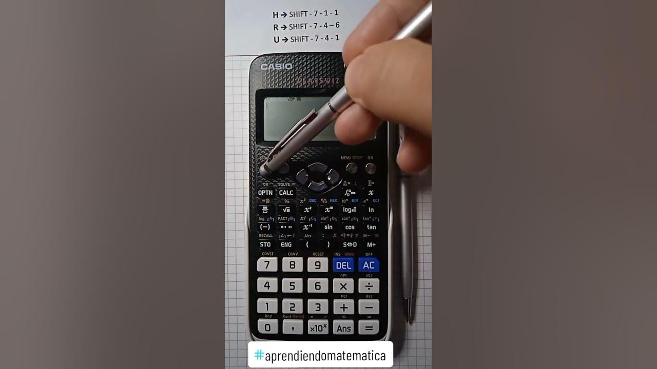  c mo escribir letras en la calculadora youtube