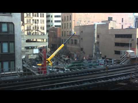 Transformers 3 - Shia LeBeouf Stunt Double Getting Yanked Around/Lifted