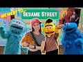 We went to SESAME STREET! Meet Mr. Snuffleupagus!!!