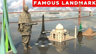 Famous Landmarks In The World In 3D by Countless Number 463,148 views 1 year ago 4 minutes, 28 seconds