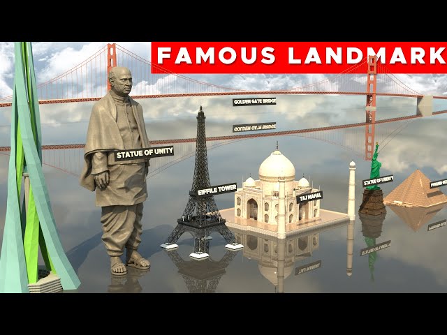 Famous Landmarks In The World In 3D class=