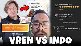 RRQ VREN IS THREATENING TO SUE PEOPLE?! EVERYONE in INDONESIA is GOING CRAZY!! 🤯