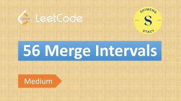 Merge Intervals | LeetCode 56 | English subtitles | Java