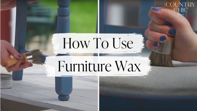 How To Transform Painted Furniture with White & Grey Furniture Wax