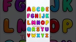 A to Z Alphabet Learning for Kids | Colorful Bubble Letters 🎨