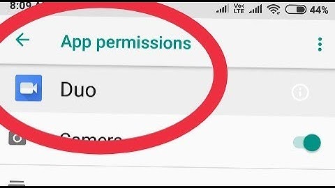 Fix Google Duo Problem Solve || And All Permission Allow Google Duo in Xiaomi Redmi Note 5 Pro