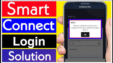 Smart Connect App Login Problem Solution | We Are unable to Process your request at this time Please