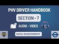 Section 7  seru assessment  free training tfl phv driver