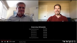 Town Council Subcommittee for Bicycle and Pedestrian Advisory Committee Interviews 6 07 21