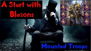 Evony - A Start with Blazons - MOUNTED #evony #evonythekingsreturn