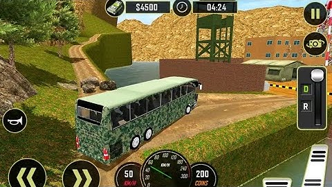 Army Bus Driver 2020: Real Military Bus Simulator || Sandy Gameplay || Android Game || BestGemeVideo