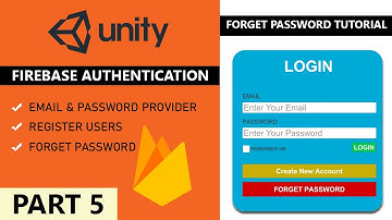 Unity Login System with Firebase Authentication | How To Reset Password Begineer Tutorial | PART 5/5