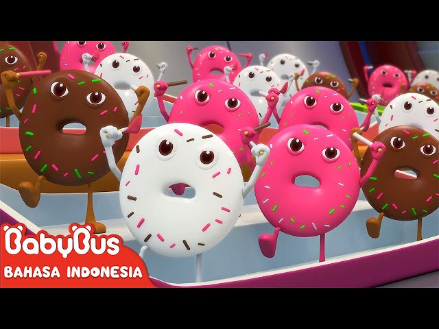 Yuk Tebak Donat Mana Yang Paling Cepat Berlari | Lagu Anak-anak | BabyBus Bahasa Indonesia class=