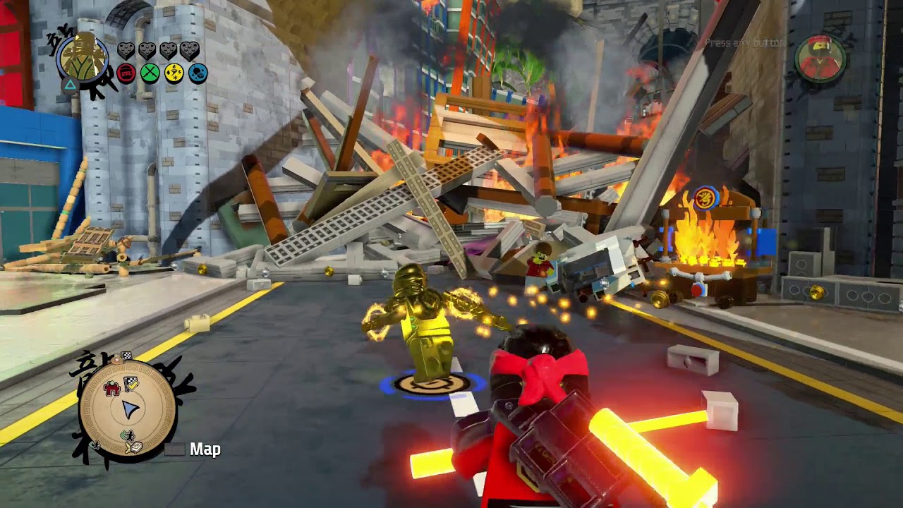 Lloyd Złoty Ninja Lego Ninjago Movie Gra Wideo Lego Ninjago Film