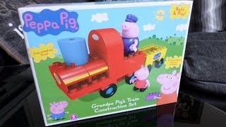 Peppa Pig Grandpa Pigs Train Construction Set.