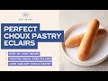 Perfect choux pastry eclairs recipe