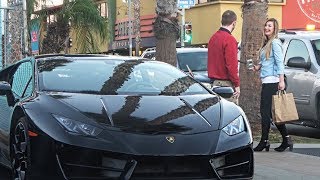 See What She Did when She Saw He has a Lamborghini!