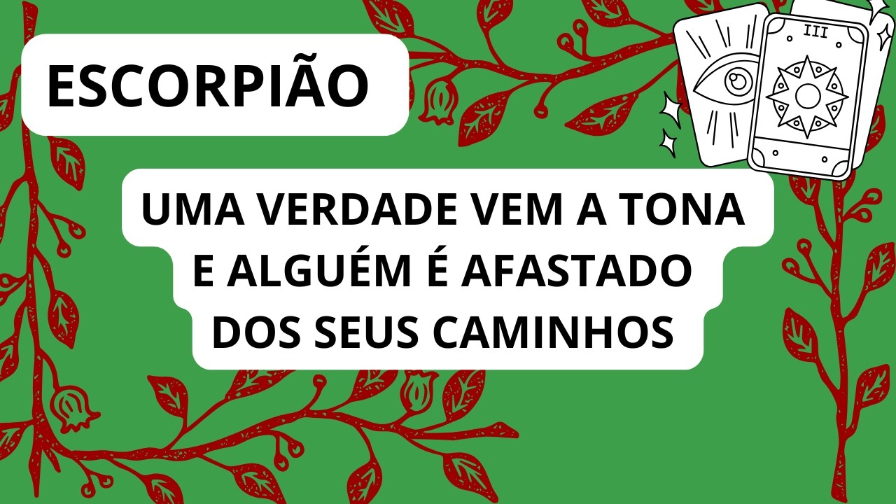ESCORPIÃO* VC FICARÁ DE BOCA ABERTA!