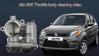 Alto 800 throttle body cleaning video. Hindi. #rofforhollerworkshop