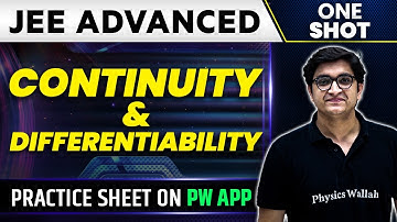 Continuity & Differentiability in One Shot | JEE ADVANCED 💪 | Concepts + PYQs