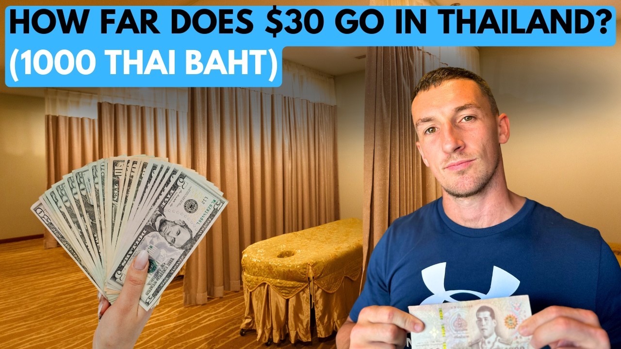 WHAT CAN $30 A DAY GET YOU IN THAILAND? (1000 THAI BAHT)