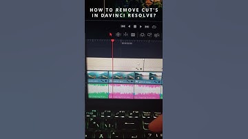 How to REMOVE CUTS in Davinci Resolve  #shorts