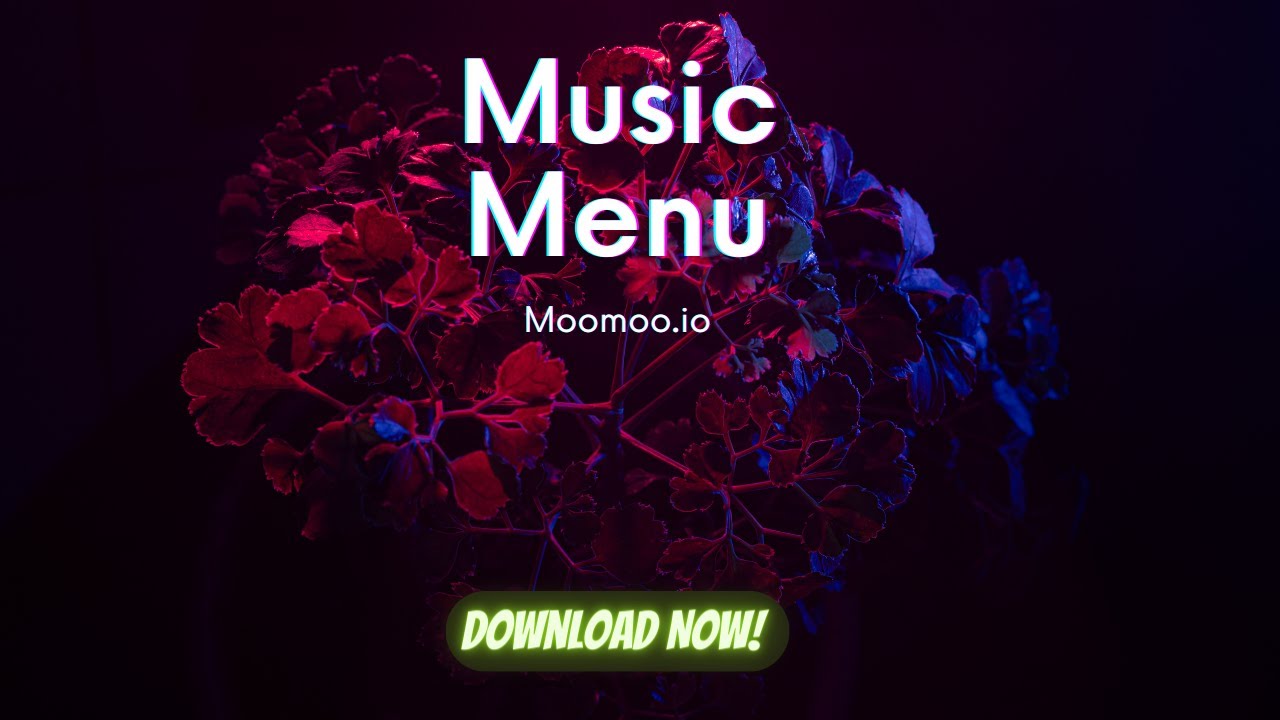 Sharing music menu  Moomoo.io 