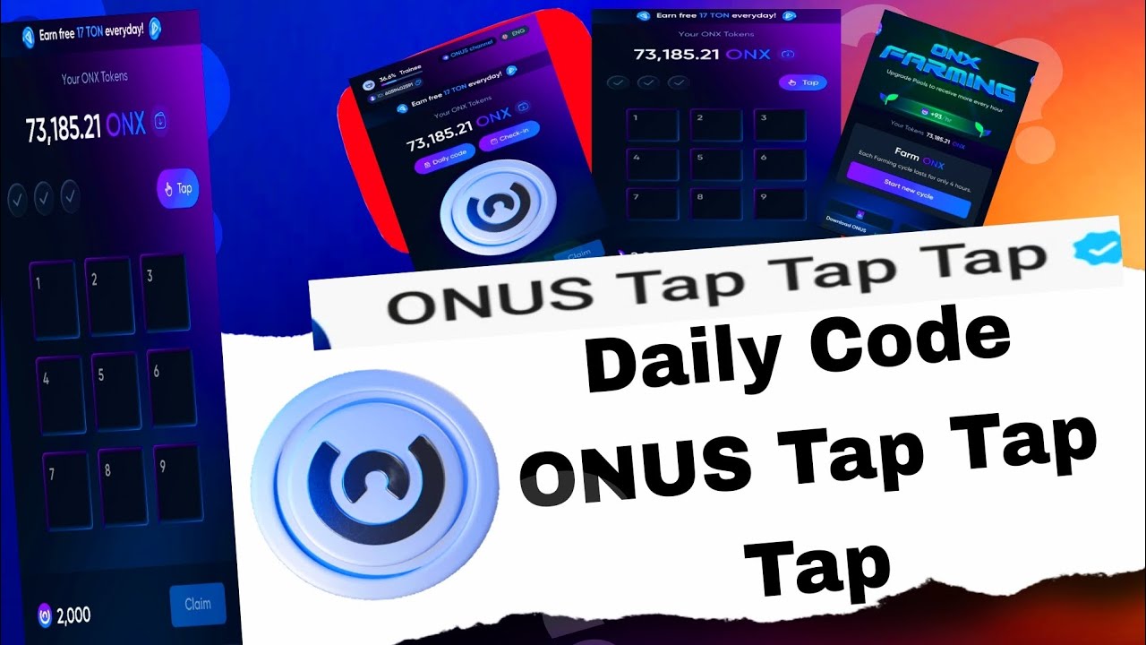 12 September Onus Tap Tap Tap code #telegram #crypto #games #airdrop # ...