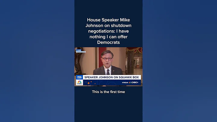 House Speaker Mike Johnson on shutdown negotiations: I have nothing I can offer Democrats