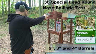 .38 Special Lead Round Nose Ballistic Test - 2